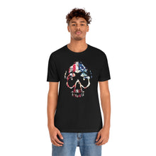 Load image into Gallery viewer, American Flag Skull Tee