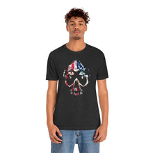 Load image into Gallery viewer, American Flag Skull Tee