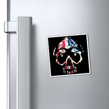 Load image into Gallery viewer, American Flag Skull Magnet
