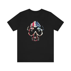 American Flag Skull Tee