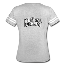 Load image into Gallery viewer, Tattoo Skull Women’s Sport T-Shirt - heather gray/white
